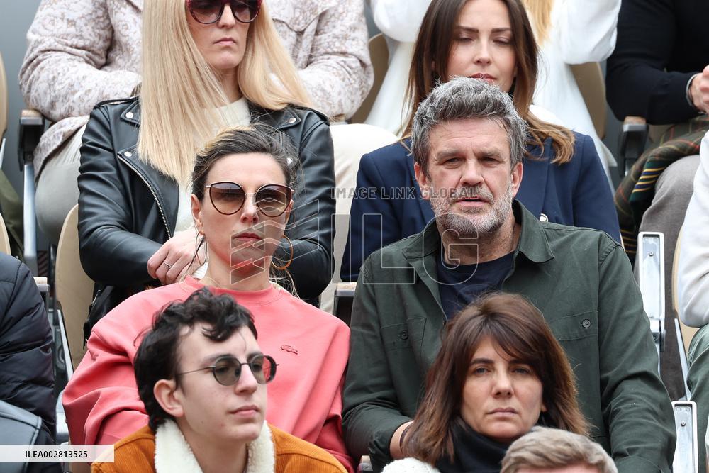 Celebrities In Stands During The 2024 French Open - Village Day Seven NB
