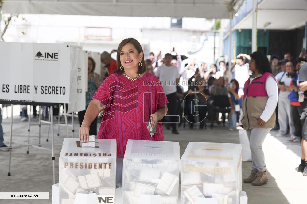 MEXICO-MEXICO CITY-GENERAL ELECTIONS-PRESIDENTIAL CANDIDATES