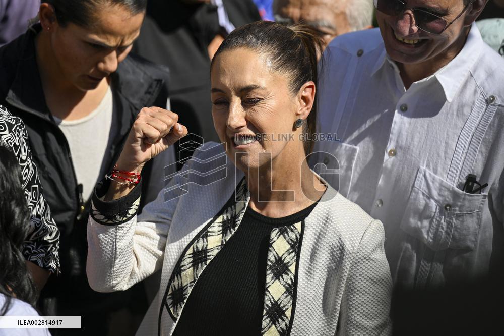 (PhotoFlash) MEXICO-MEXICO CITY-GENERAL ELECTIONS-CLAUDIA SHEINBAUM-ELECTED