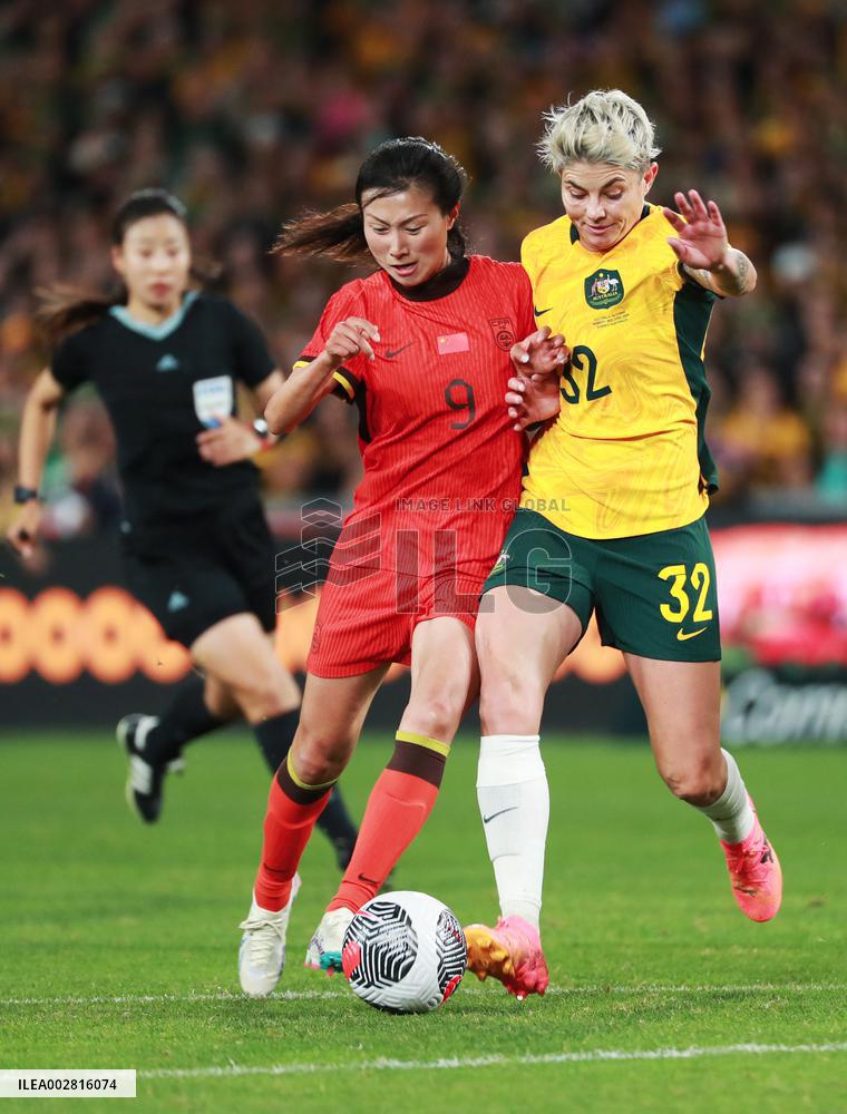 (SP)AUSTRALIA-SYDNEY-FOOTBALL-FRIENDLY-AUS VS CHN