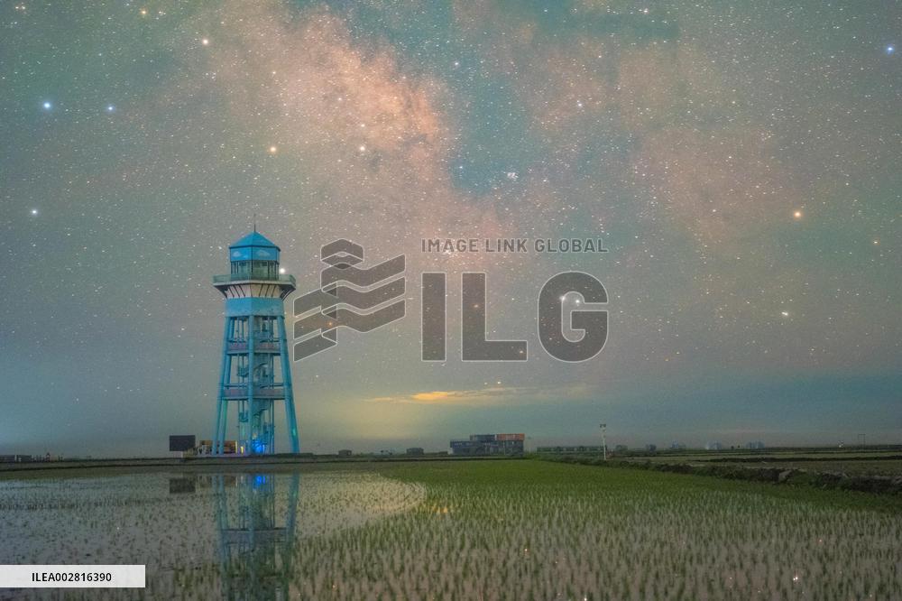 #CHINA-HEILONGJIANG-PADDY FIELDS-NIGHT VIEW (CN)