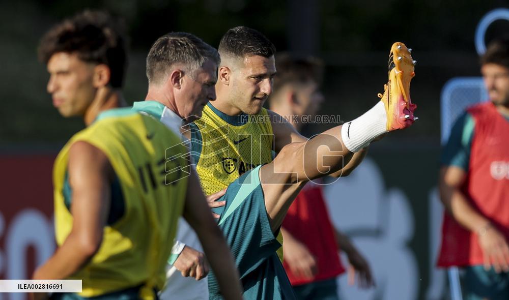 The Portugal AA football team's training session in preparation for EURO 2024