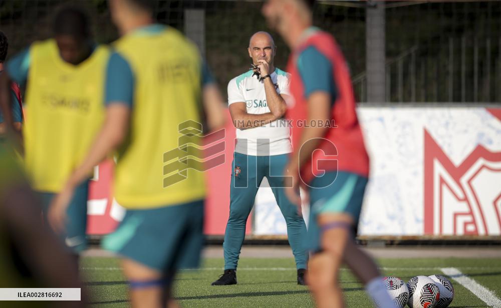The Portugal AA football team's training session in preparation for EURO 2024