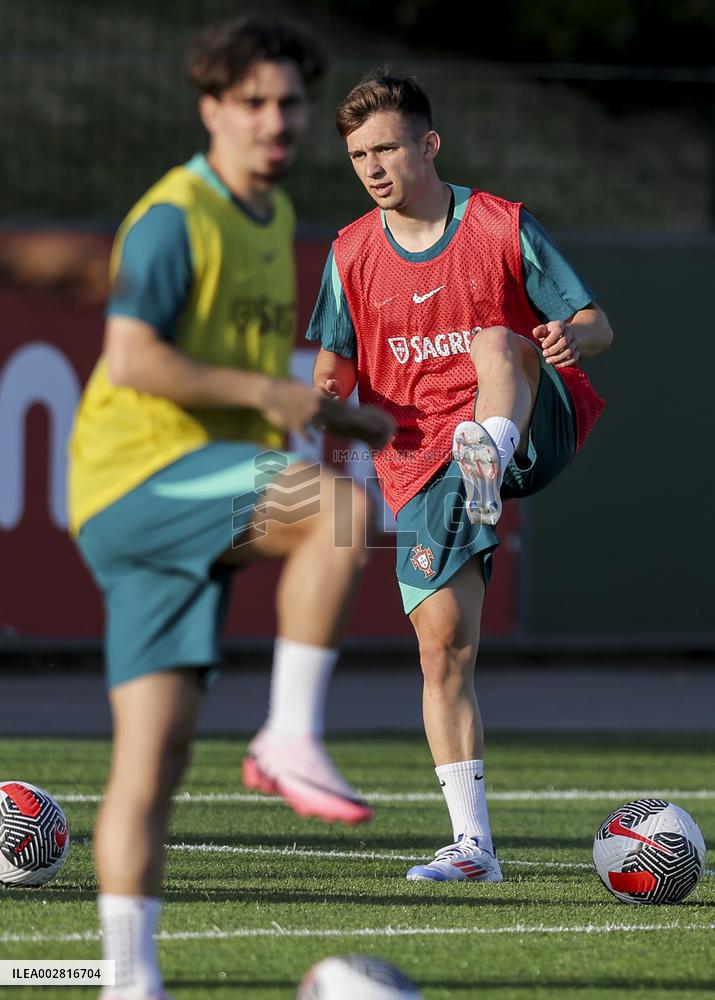 The Portugal AA football team's training session in preparation for EURO 2024