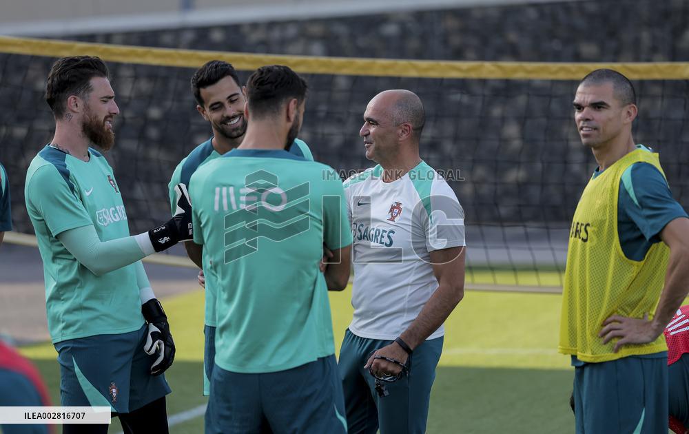The Portugal AA football team's training session in preparation for EURO 2024