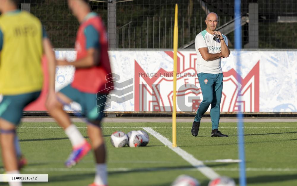 The Portugal AA football team's training session in preparation for EURO 2024