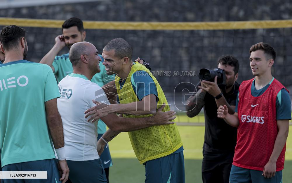 The Portugal AA football team's training session in preparation for EURO 2024
