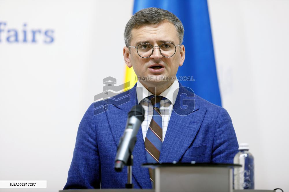 Briefing of Ukrainian and Estonian FMs in Kyiv