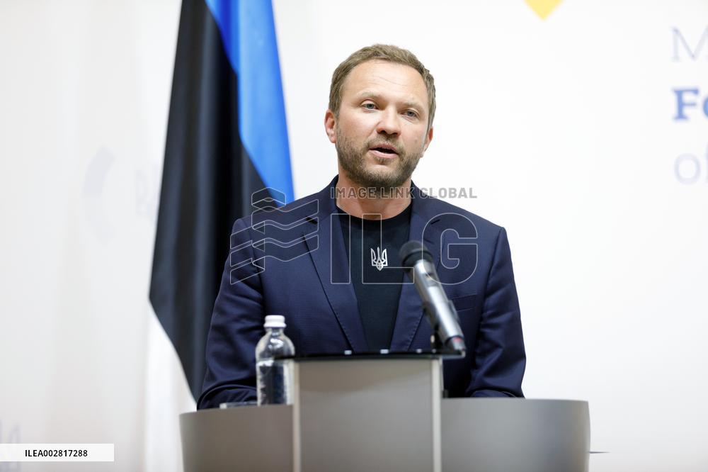 Briefing of Ukrainian and Estonian FMs in Kyiv