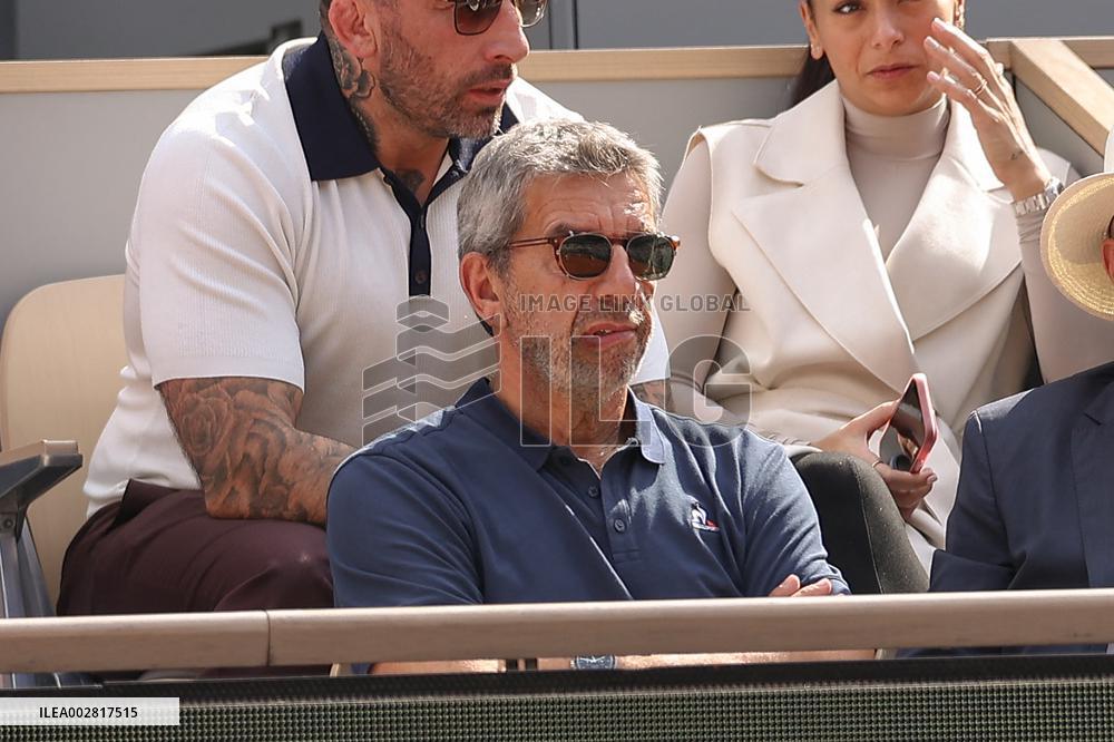 Celebrities In Stands During The 2024 French Open - Village Day Eight NB