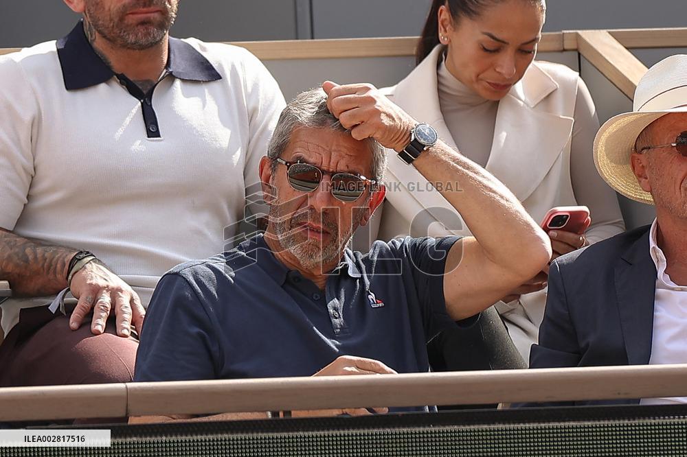 Celebrities In Stands During The 2024 French Open - Village Day Eight NB