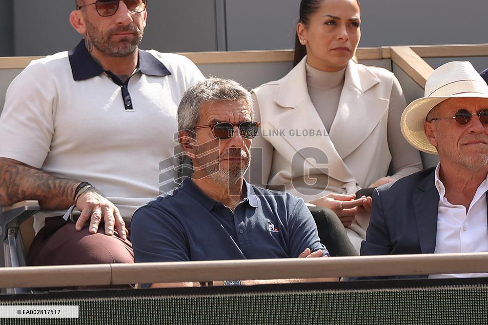 Celebrities In Stands During The 2024 French Open - Village Day Eight NB