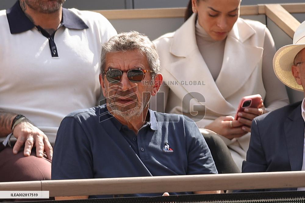 Celebrities In Stands During The 2024 French Open - Village Day Eight NB