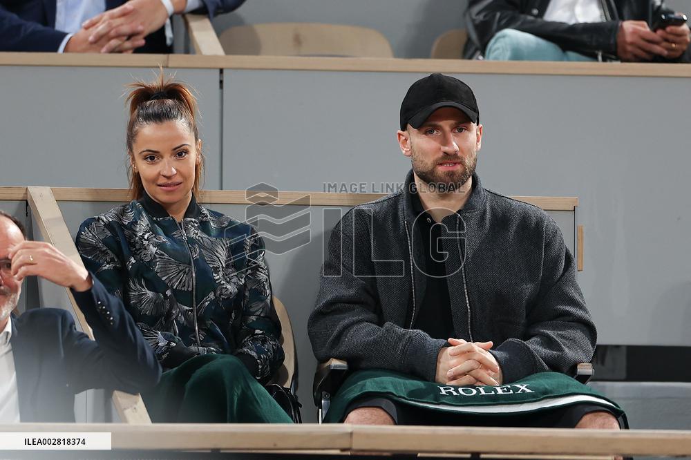 Celebrities In Stands During The 2024 French Open - Village Day Eight NB