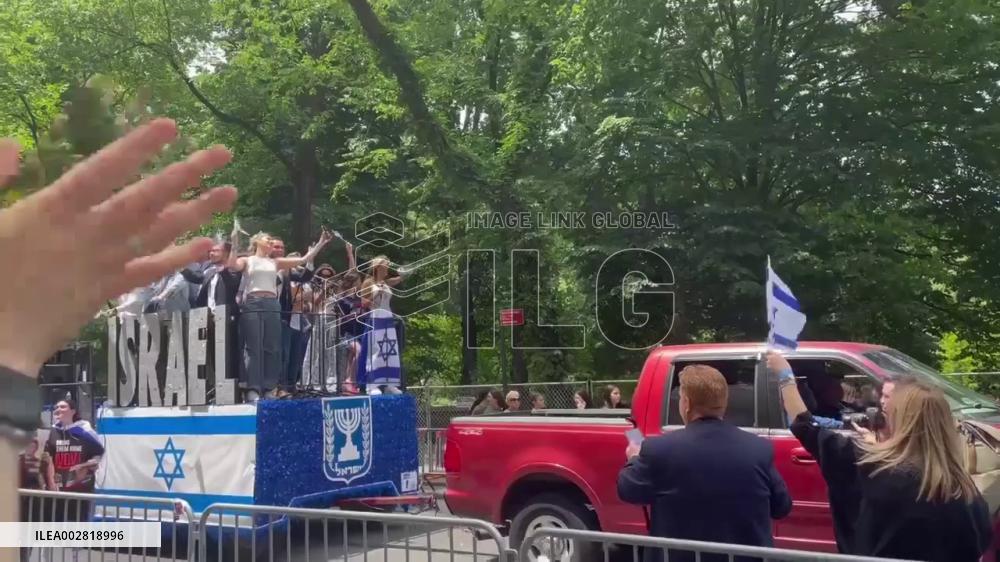US: Thousands Turn Out For Celebrate Israel Parade In New York City 3