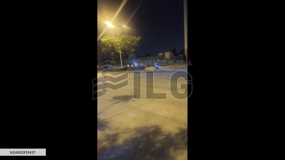 China: Father And Son Rescued After Falling Into Manhole In Wuhan