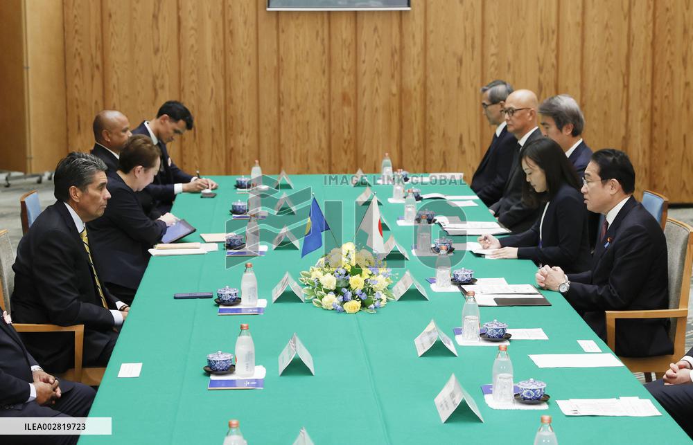 Japan-Palau leaders' talks
