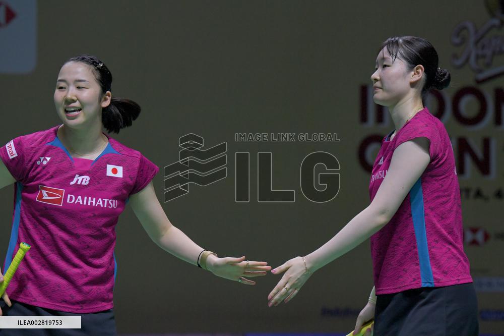(SP)INDONESIA-JAKARTA-BADMINTON-INDONESIA OPEN-WOMEN'S DOUBLES-FIRST ROUND