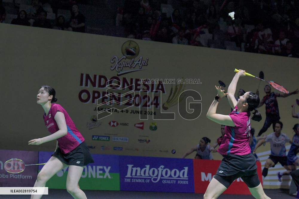 (SP)INDONESIA-JAKARTA-BADMINTON-INDONESIA OPEN-WOMEN'S DOUBLES-FIRST ROUND