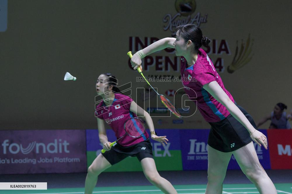 (SP)INDONESIA-JAKARTA-BADMINTON-INDONESIA OPEN-WOMEN'S DOUBLES-FIRST ROUND