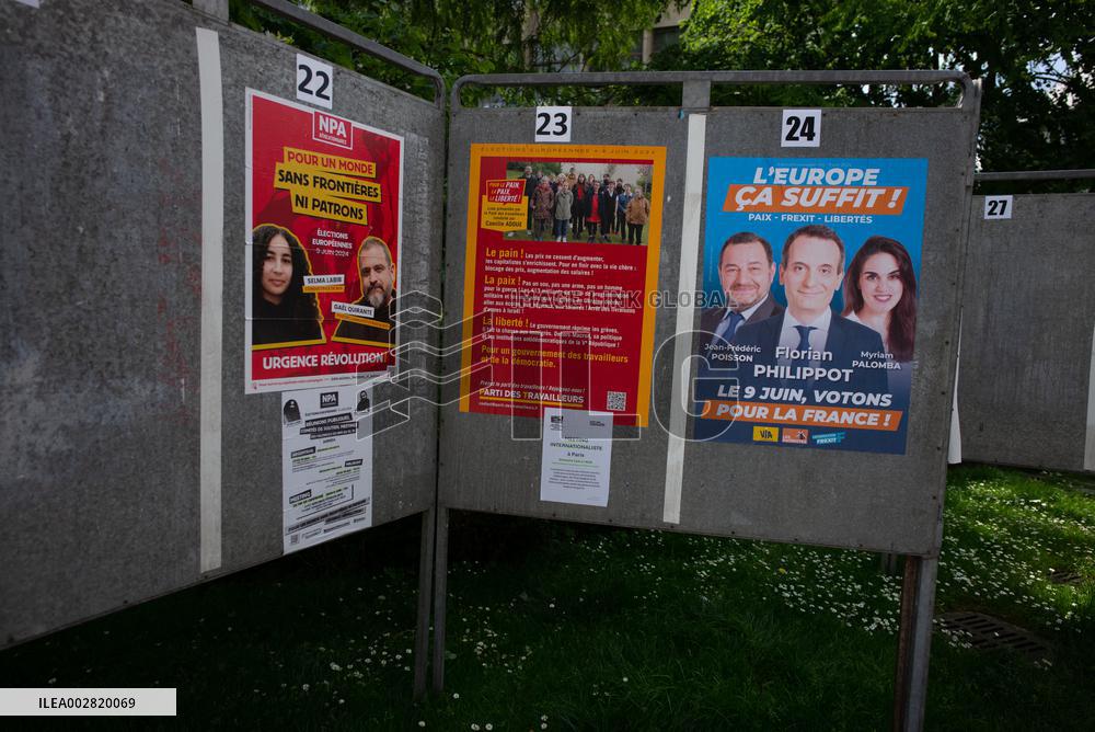 European Elections Posters - Paris