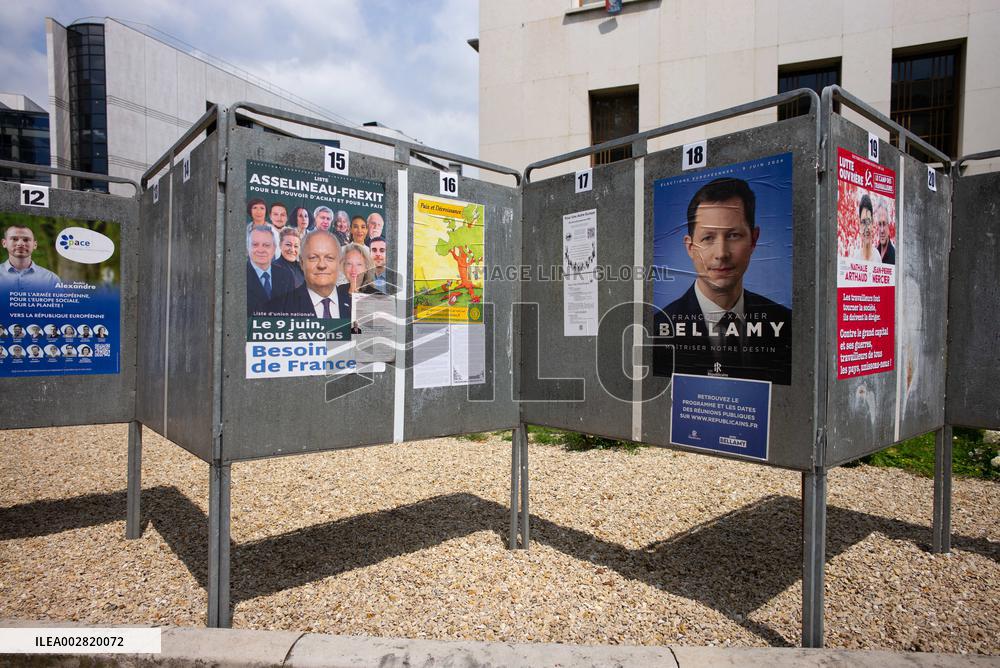 European Elections Posters - Paris