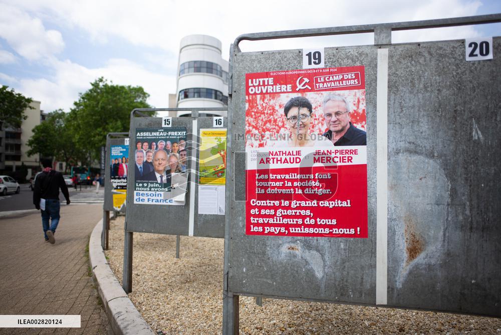 European Elections Posters - Paris