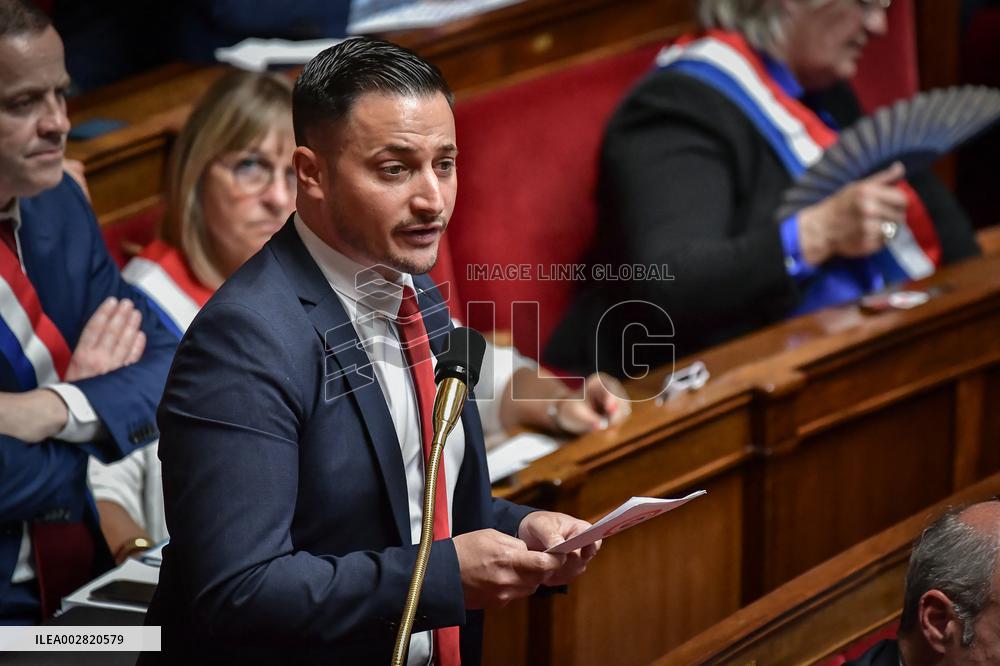 Questions to the government at the National Assembly in Paris FA