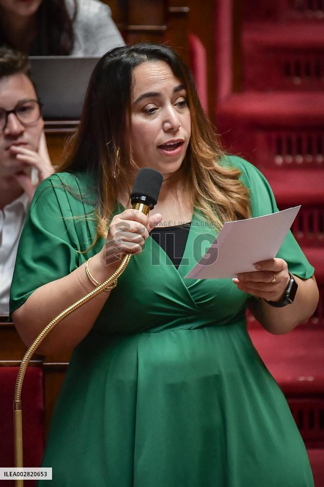 Questions to the government at the National Assembly in Paris FA