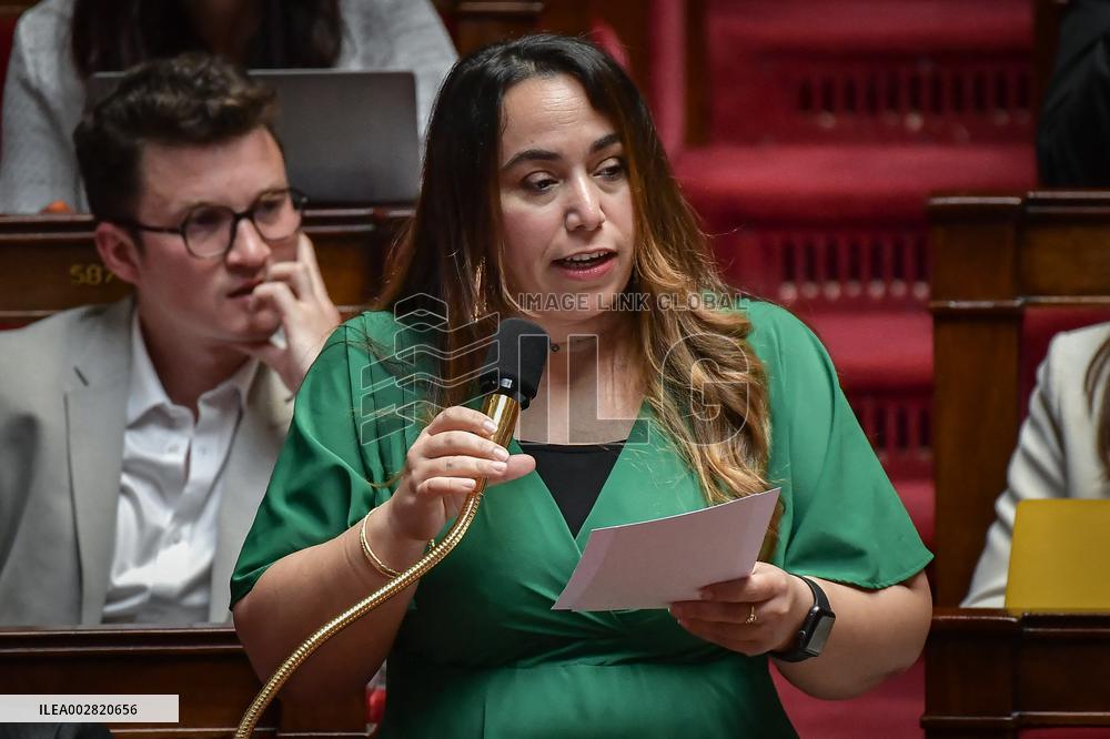Questions to the government at the National Assembly in Paris FA