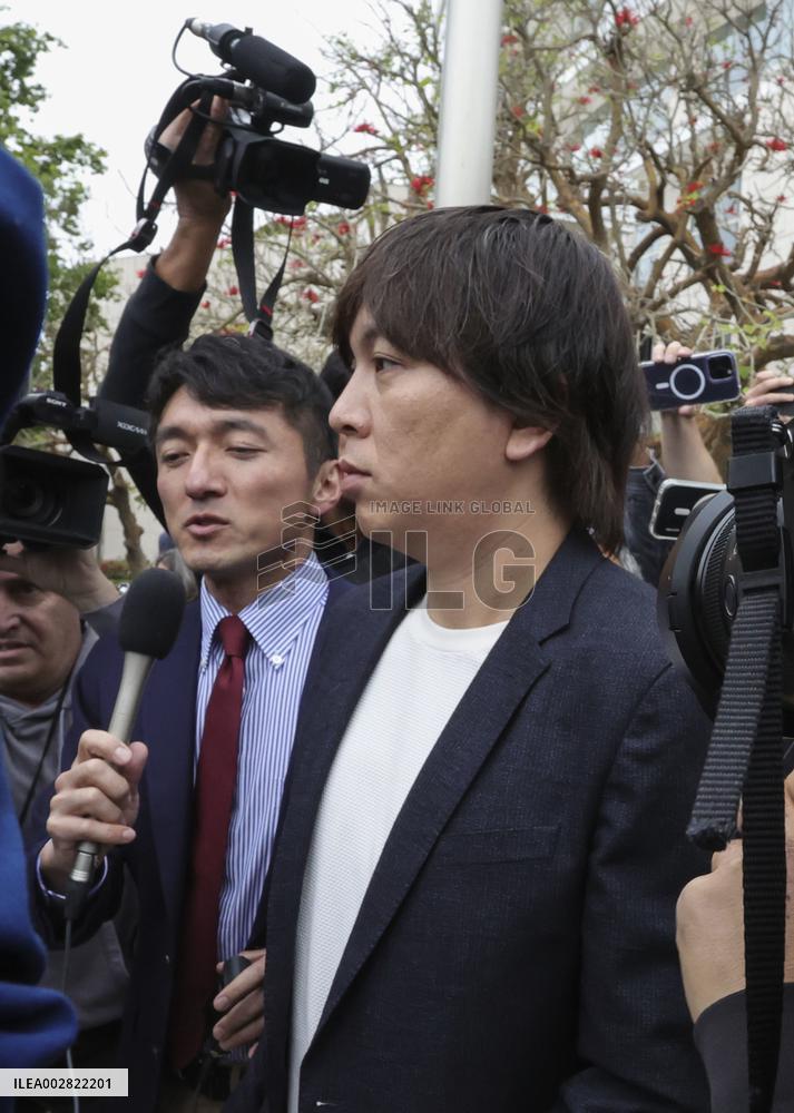 Ex-interpreter pleads guilty over theft of Ohtani's money