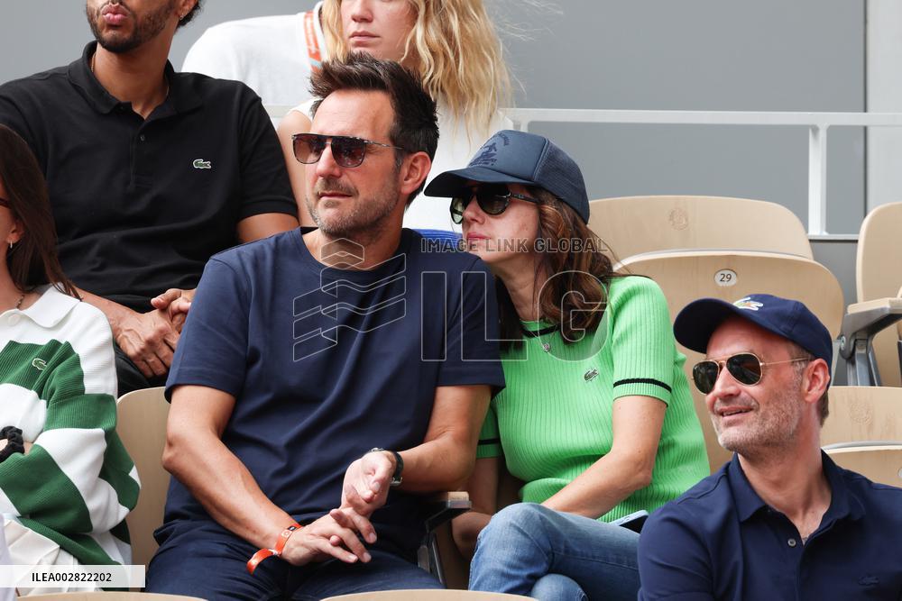 Celebrities In Stands During The 2024 French Open - Village Day Nine NB