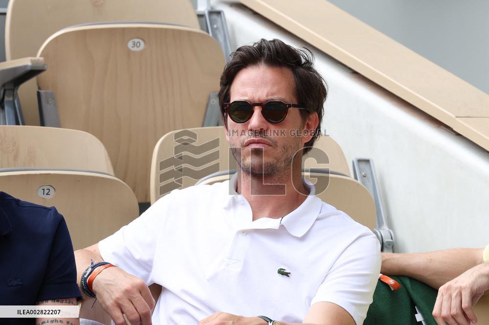 Celebrities In Stands During The 2024 French Open - Village Day Nine NB