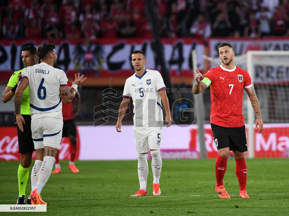 (SP)AUSTRIA-VIENNA-FOOTBALL-FRIENDLY MATCH-AUSTRIA VS SERBIA