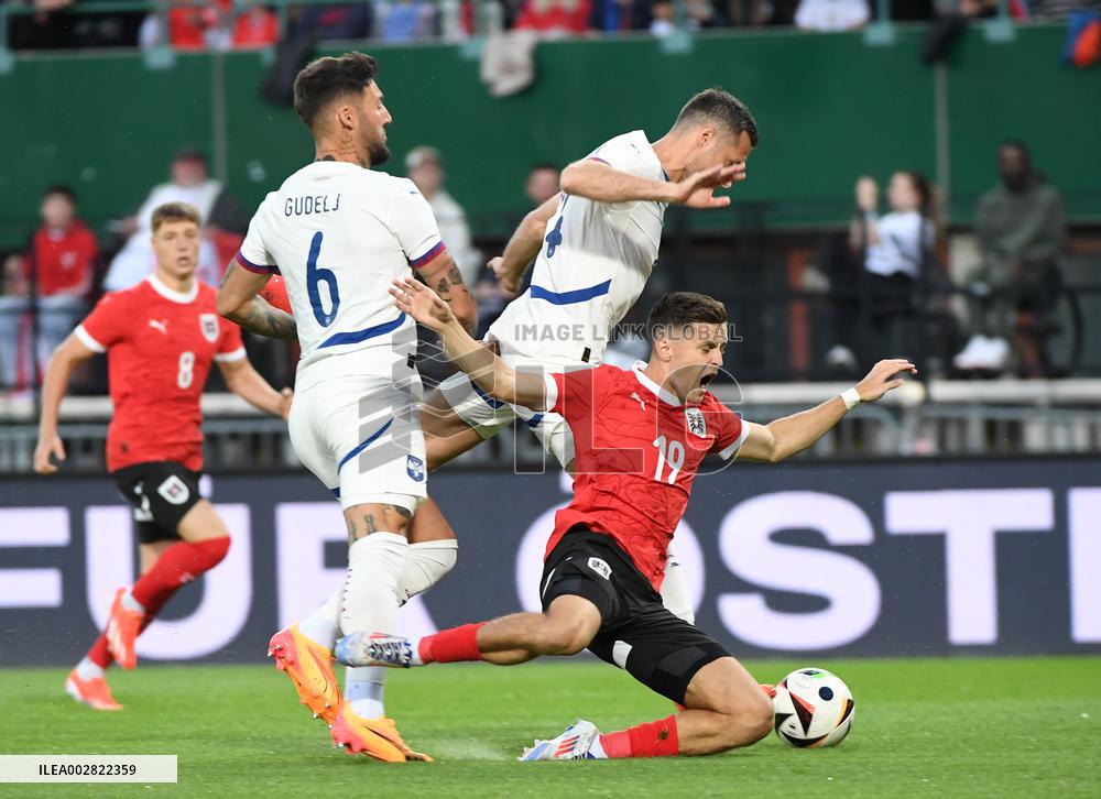 (SP)AUSTRIA-VIENNA-FOOTBALL-FRIENDLY MATCH-AUSTRIA VS SERBIA