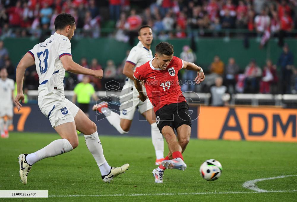 (SP)AUSTRIA-VIENNA-FOOTBALL-FRIENDLY MATCH-AUSTRIA VS SERBIA
