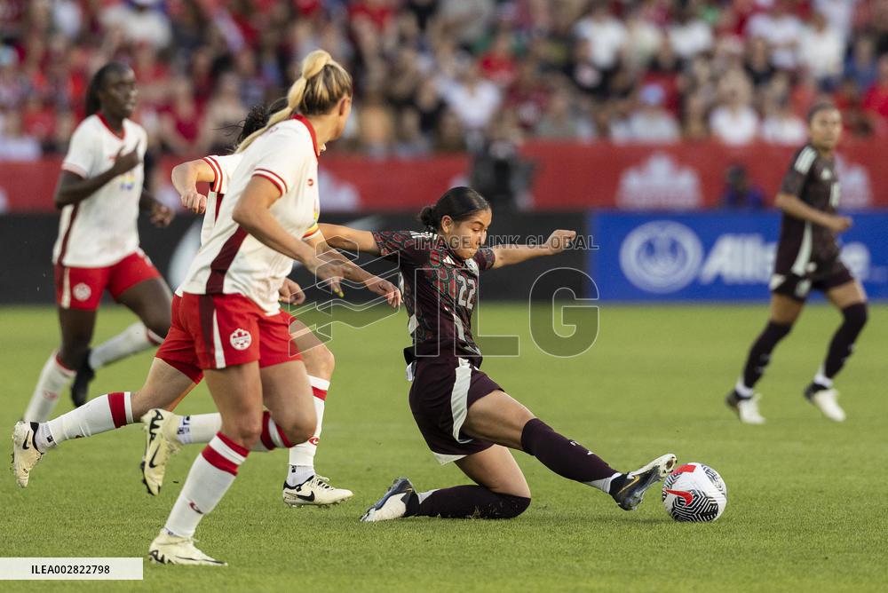 (SP)CANADA-TORONTO-FOOTBALL-INTERNATIONAL WOMEN'S FRIENDLY MATCH-CANADA VS MEXICO