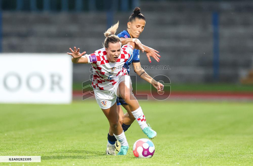 (SP)CROATIA-KARLOVAC-WOMEN-EUROPEAN FOOTBALL CHAMPIONSHIP-QUALIFIER