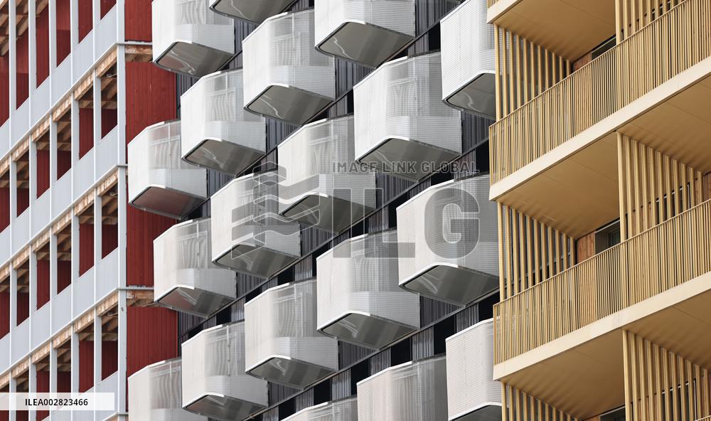(SP)FRANCE-SAINT DENIS-PARIS 2024 OLYMPIC AND PARALYMPIC VILLAGE-PRESS TOUR