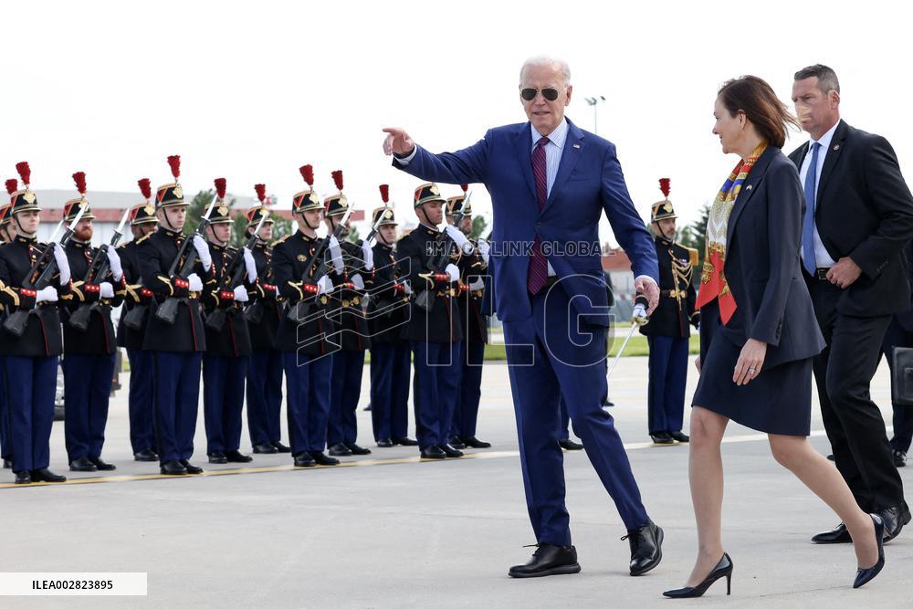 US President Joe Biden Arrives In France - Orly