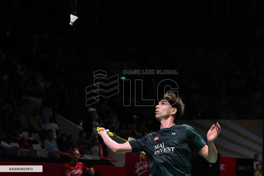 (SP)INDONESIA-JAKARTA-BADMINTON-INDONESIA OPEN-MEN'S SINGLES-FIRST ROUND