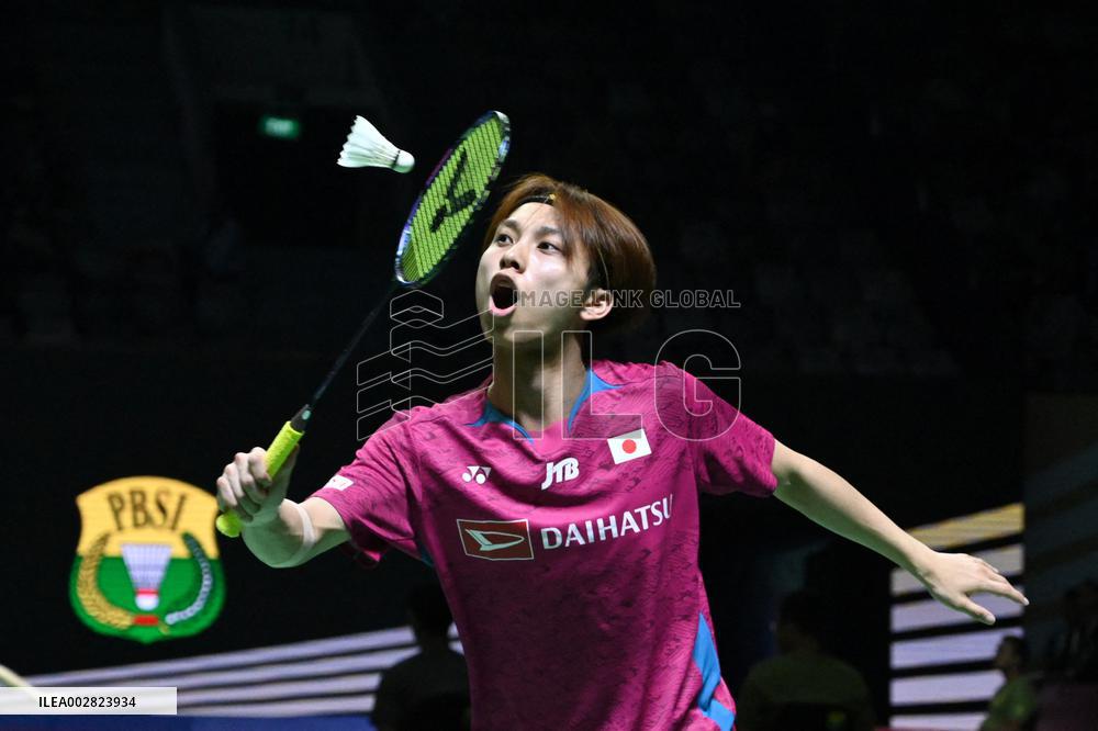 (SP)INDONESIA-JAKARTA-BADMINTON-INDONESIA OPEN-MEN'S SINGLES-FIRST ROUND
