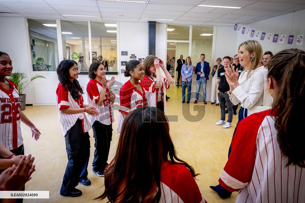 Queen Maxima Visit To Secondary Education - Arnhem