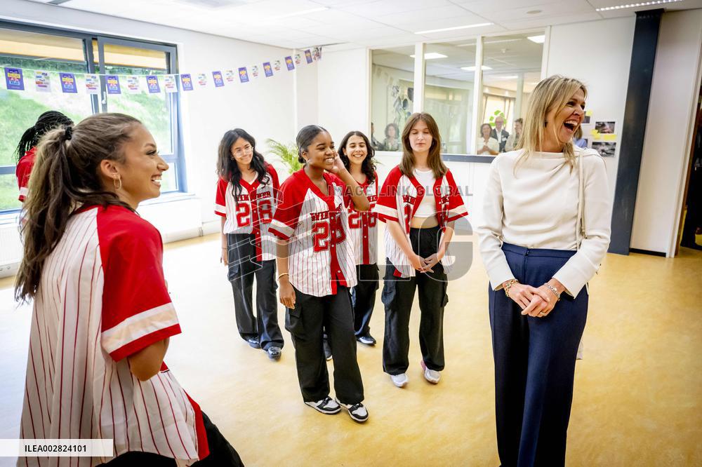 Queen Maxima Visit To Secondary Education - Arnhem