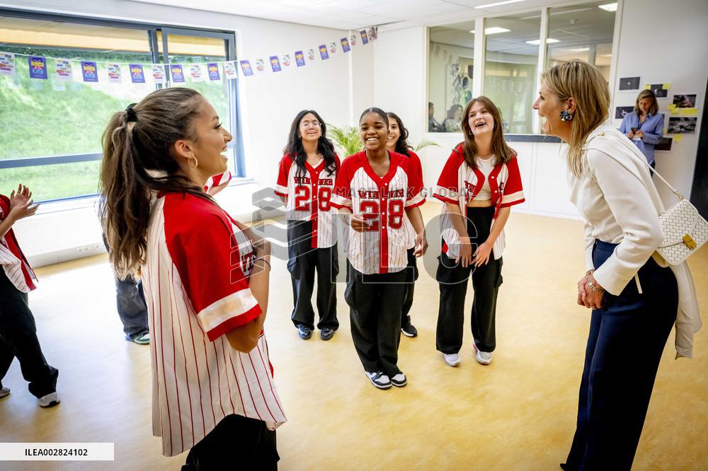 Queen Maxima Visit To Secondary Education - Arnhem
