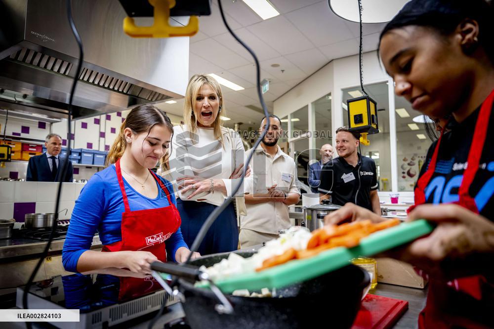 Queen Maxima Visit To Secondary Education - Arnhem