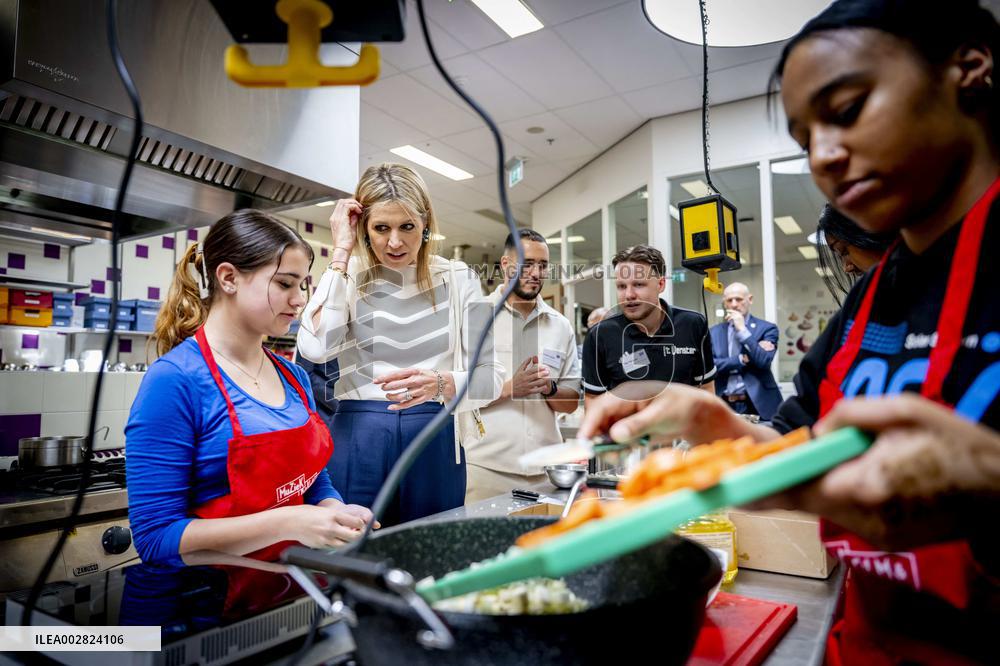 Queen Maxima Visit To Secondary Education - Arnhem