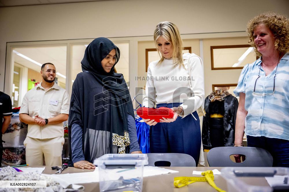 Queen Maxima Visit To Secondary Education - Arnhem