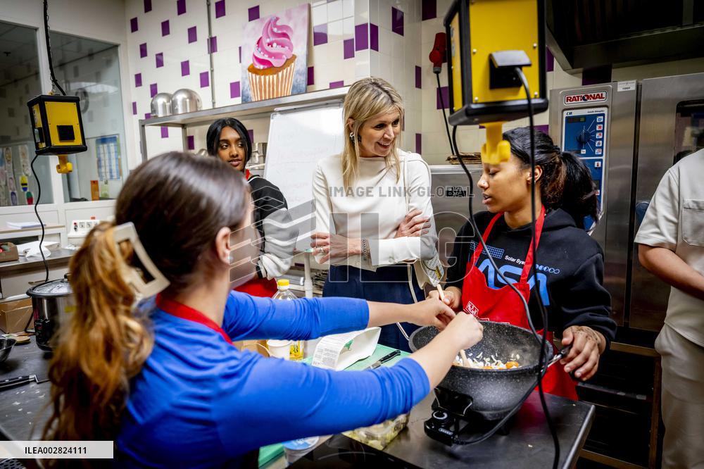 Queen Maxima Visit To Secondary Education - Arnhem