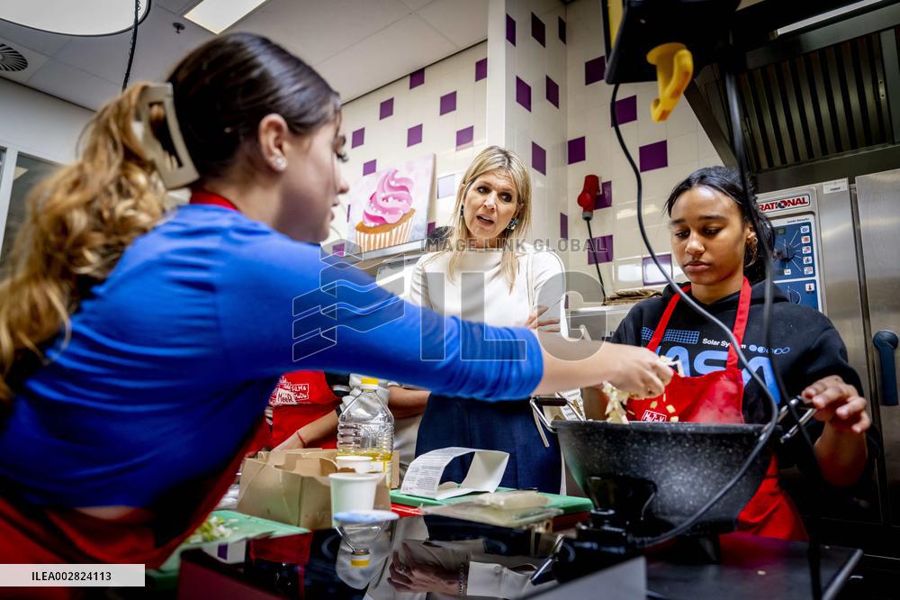 Queen Maxima Visit To Secondary Education - Arnhem
